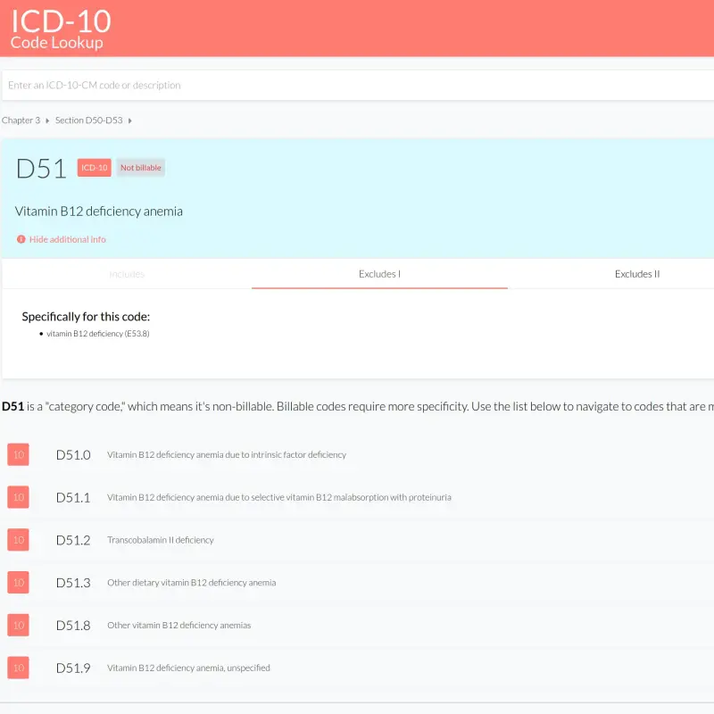 ICD Code Lookup